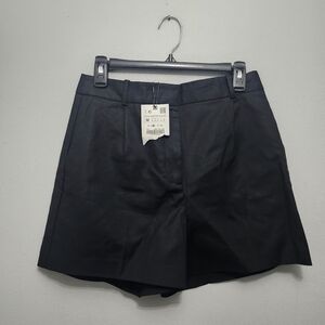 Zara women's black shorts size M new with tags